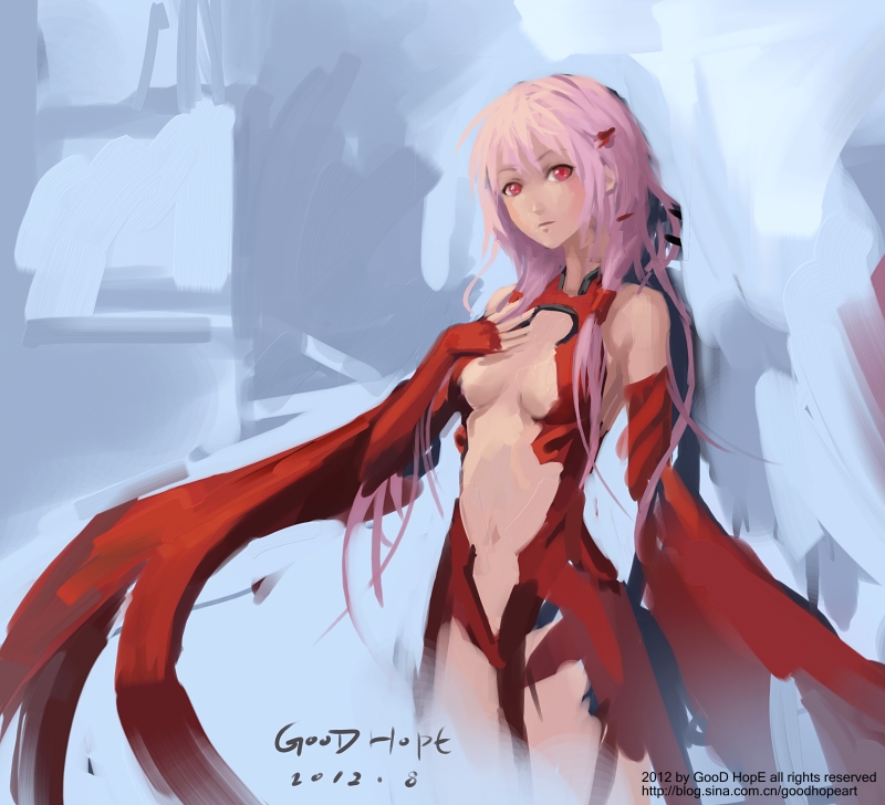 yuzuriha inori (guilty crown) drawn by tony_wang