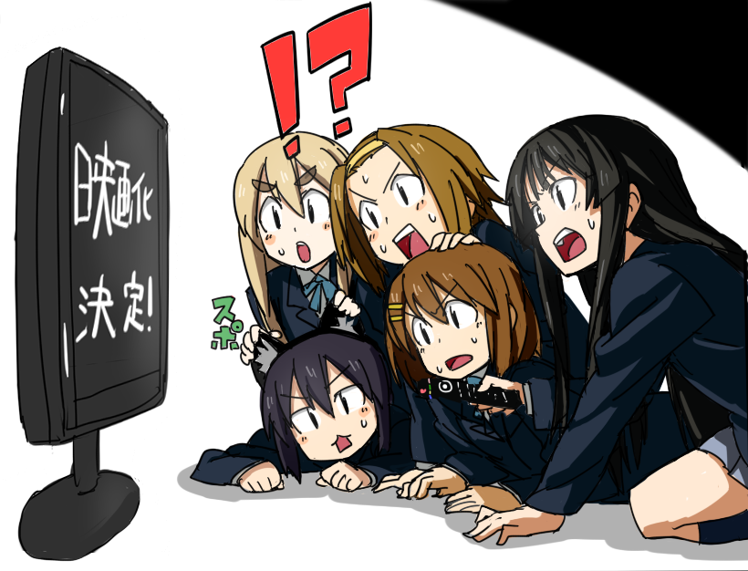 akiyama mio, nakano azusa, hirasawa yui, tainaka ritsu, and kotobuki tsumugi (k-on!) drawn by iefukurou