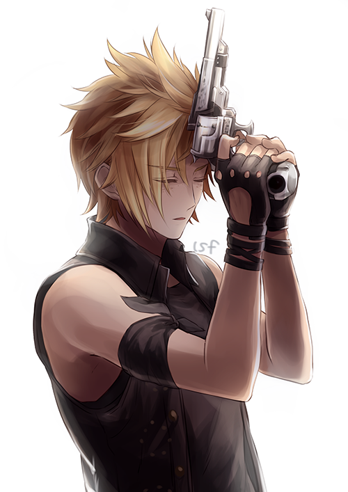prompto argentum (final fantasy and 1 more) drawn by sasanomesi