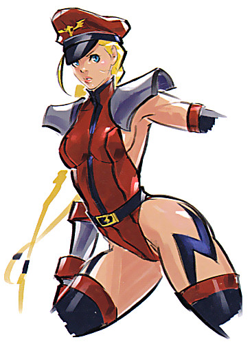 cammy white and m. bison (street fighter and 1 more)