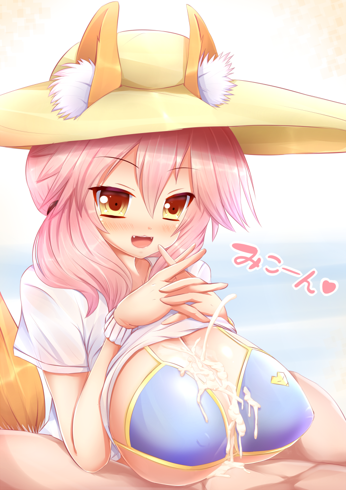 tamamo and tamamo no mae (fate and 2 more) drawn by kane-neko