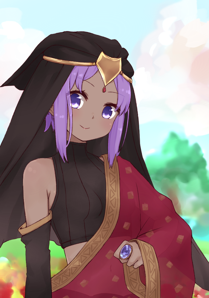 tamamo, koyanskaya, and hassan of serenity (fate and 1 more) drawn by i.u.y