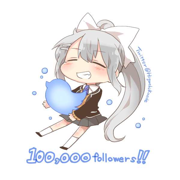 higuchi kaede and twitter bird (nijisanji and 1 more) drawn by rebecca_(keinelove)