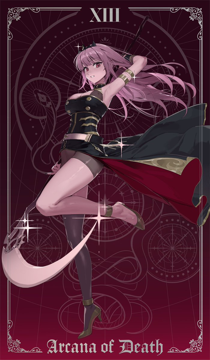 mori calliope (hololive and 1 more) drawn by gum_shrew
