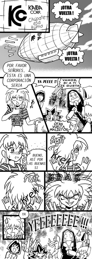 muto yugi, mazaki anzu, jonouchi katsuya, kujaku mai, yami bakura, and 2 more (yu-gi-oh! and 1 more) drawn by dave_yerushalaim