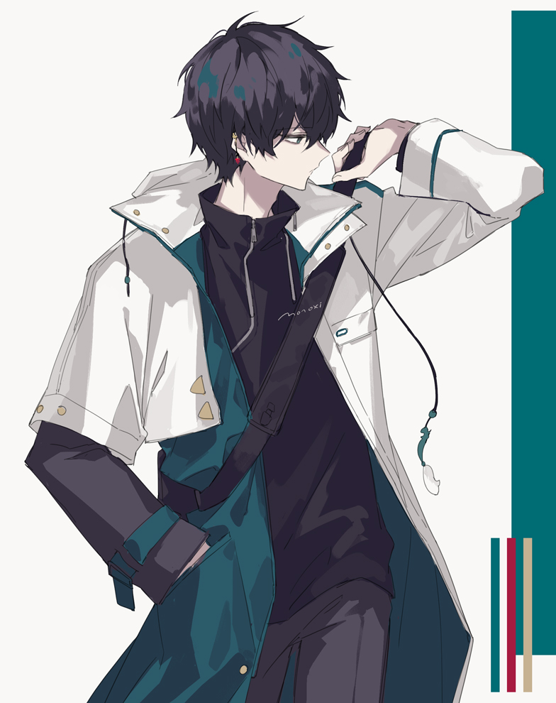 dan heng (honkai and 1 more) drawn by mogi_(green_tea_planet)