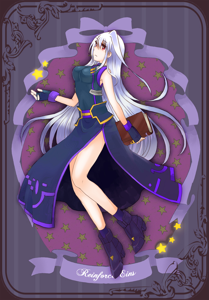 reinforce and tome of the night sky (lyrical nanoha and 3 more) drawn by mikaze