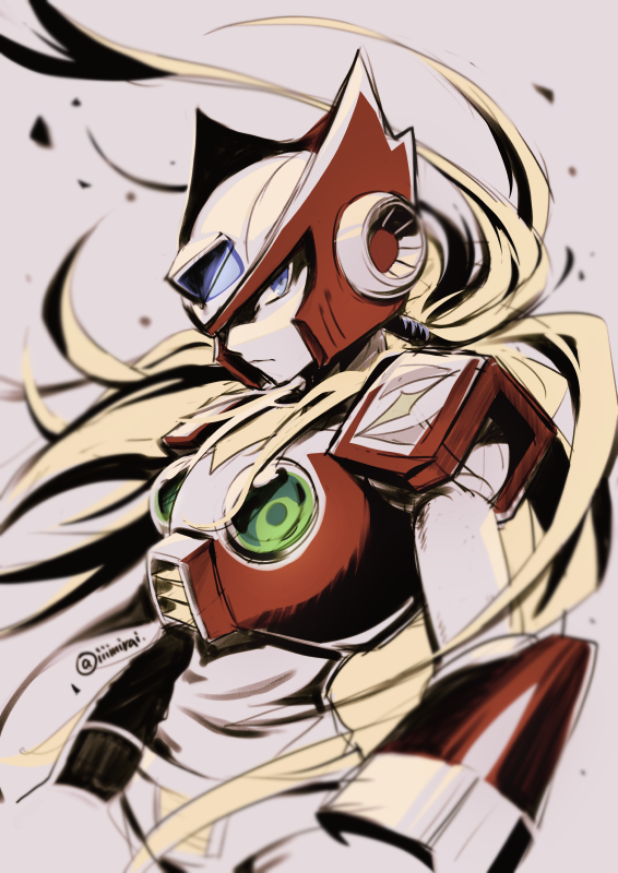 zero (mega man and 1 more) drawn by iiimirai