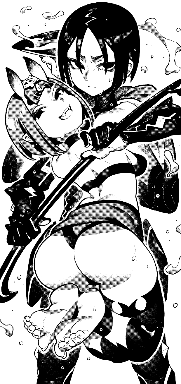 shuten douji and ushi gozen (fate and 2 more) drawn by ireading