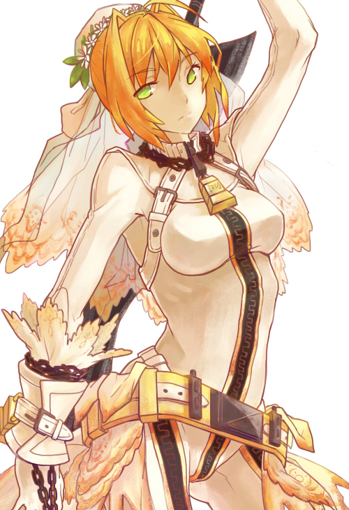 nero claudius (fate and 2 more) drawn by piza_rokumai