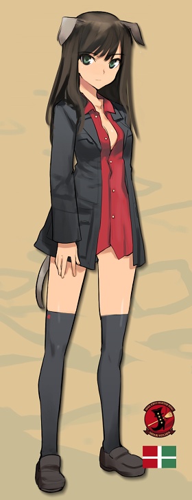 federica n. doglio (world witches series and 1 more) drawn by shimada_fumikane