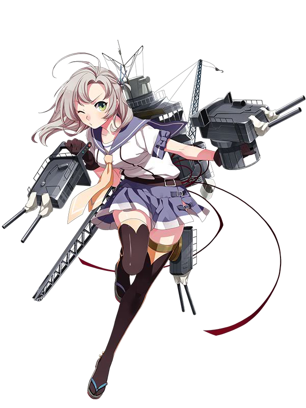 kinugasa and kinugasa kai ni (kantai collection) drawn by fujikawa