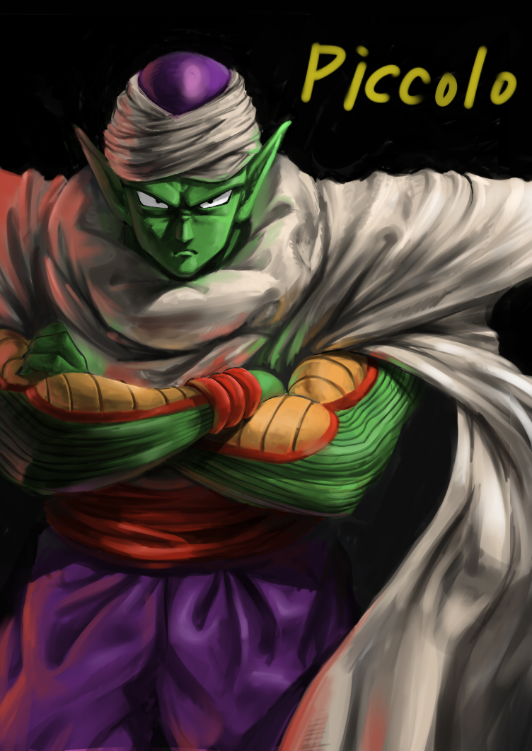 piccolo (dragon ball and 1 more) drawn by hibakari