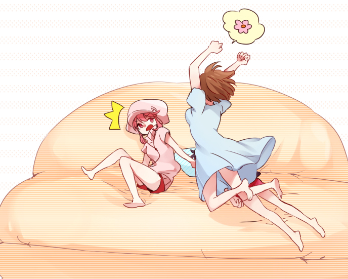 matoi ryuuko, mankanshoku mako, and jakuzure nonon (kill la kill) drawn by chim