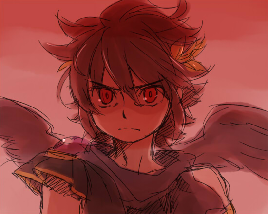 dark pit (kid icarus and 1 more) drawn by yukigi