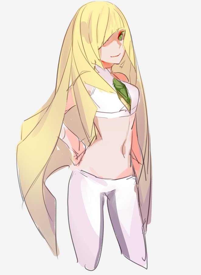 lusamine (pokemon and 1 more) drawn by raion_(soraelf)