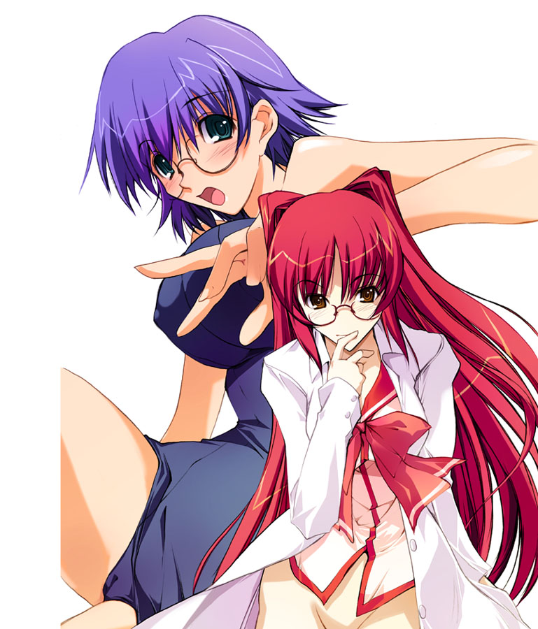 kousaka tamaki and tonami yuma (to heart and 1 more) drawn by nagare_hyougo