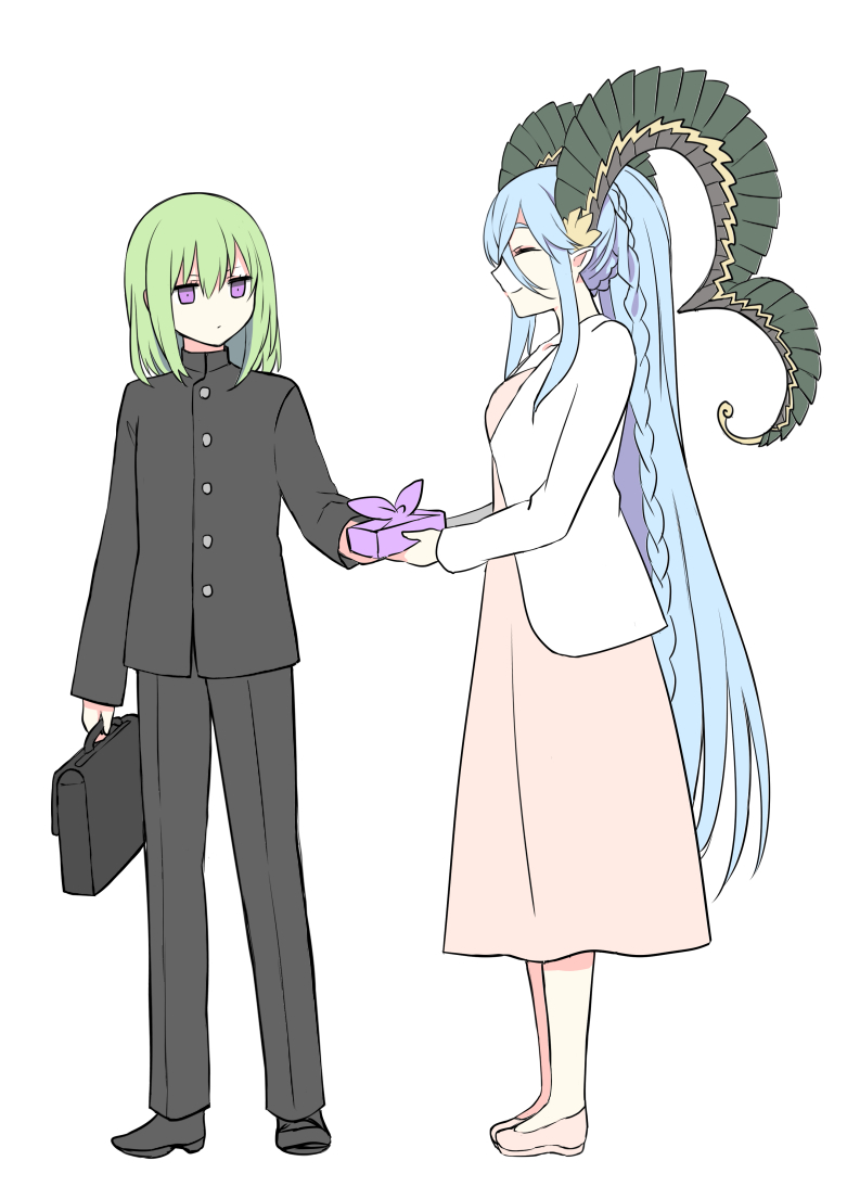 enkidu, tiamat, and kingu (fate and 1 more) drawn by yoyo_9ea