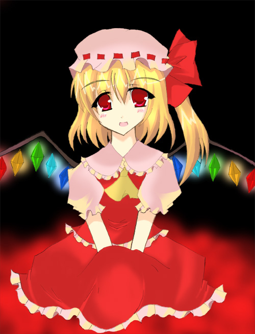 flandre scarlet (touhou) drawn by suzune_kanon