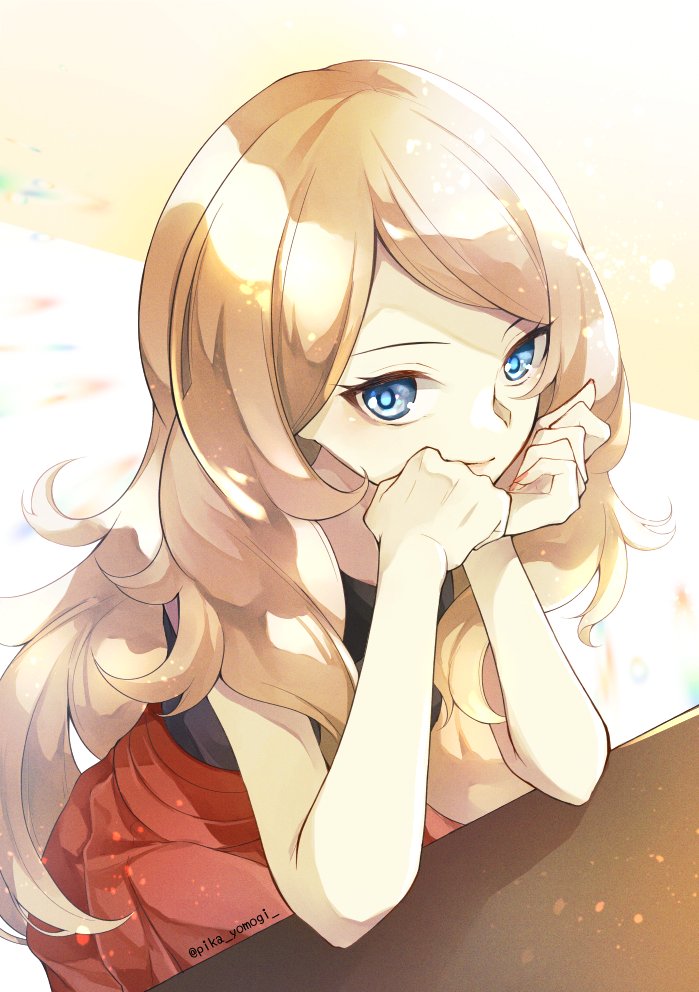 serena (pokemon and 1 more) drawn by yomogi_(black-elf)
