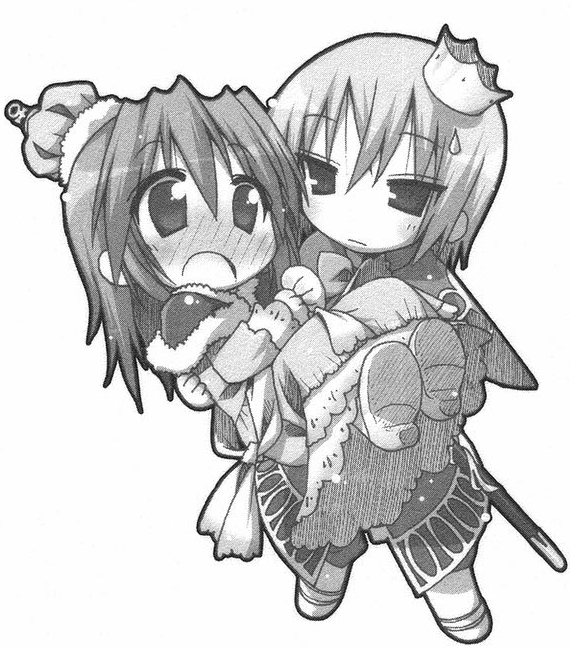 kobayakawa yutaka and iwasaki minami (lucky star) drawn by yoshimizu_kagami