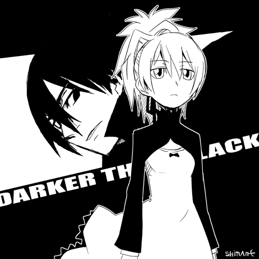 yin and hei (darker than black) drawn by shimanebeam