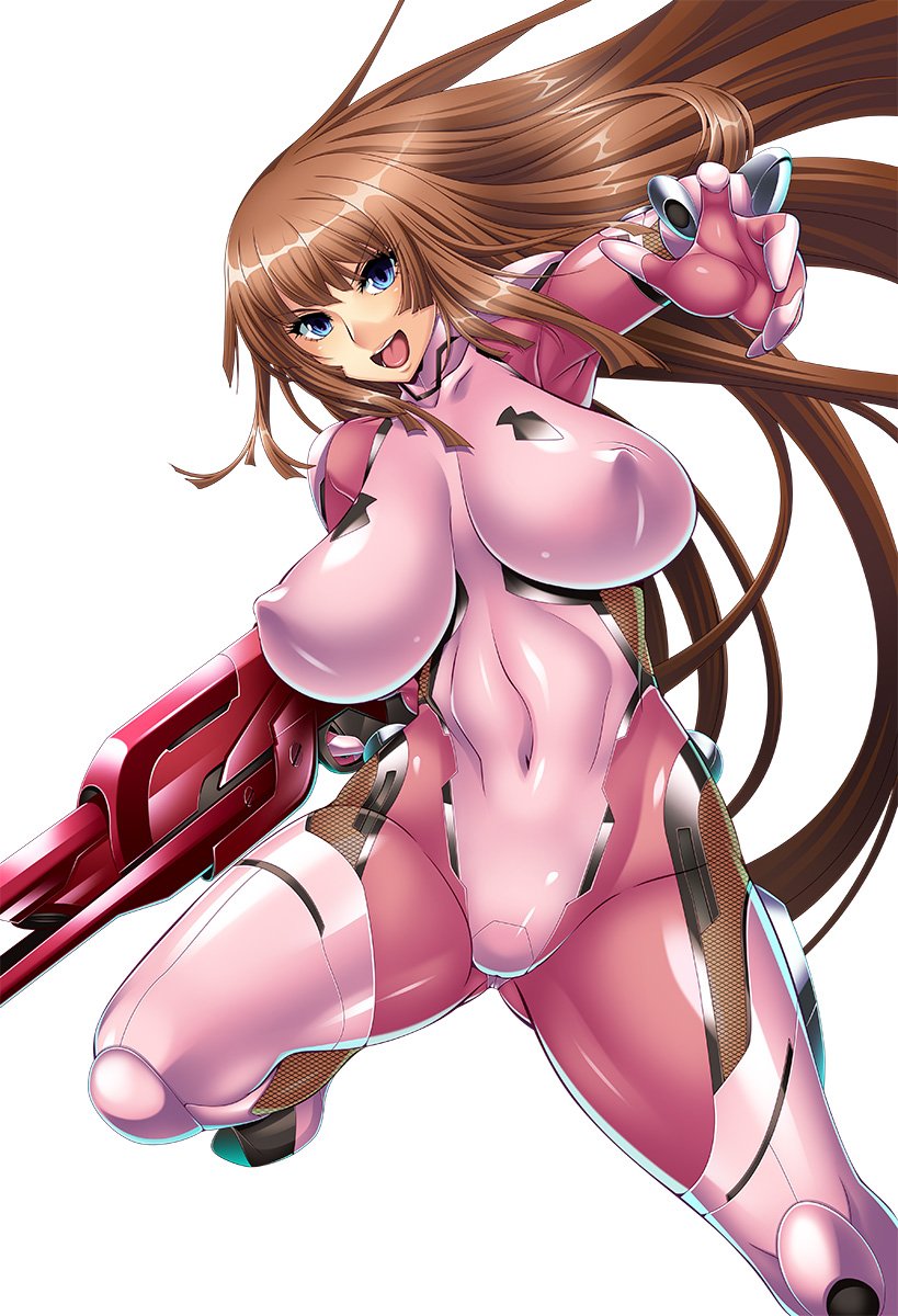 koukawa asuka (taimanin and 2 more) drawn by aoi_nagisa_(metalder)