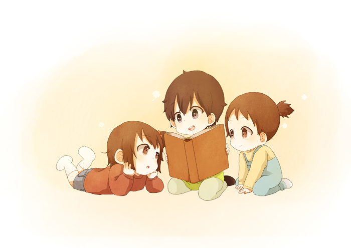 hirasawa yui, hirasawa ui, and manabe nodoka (k-on!) drawn by komugiko