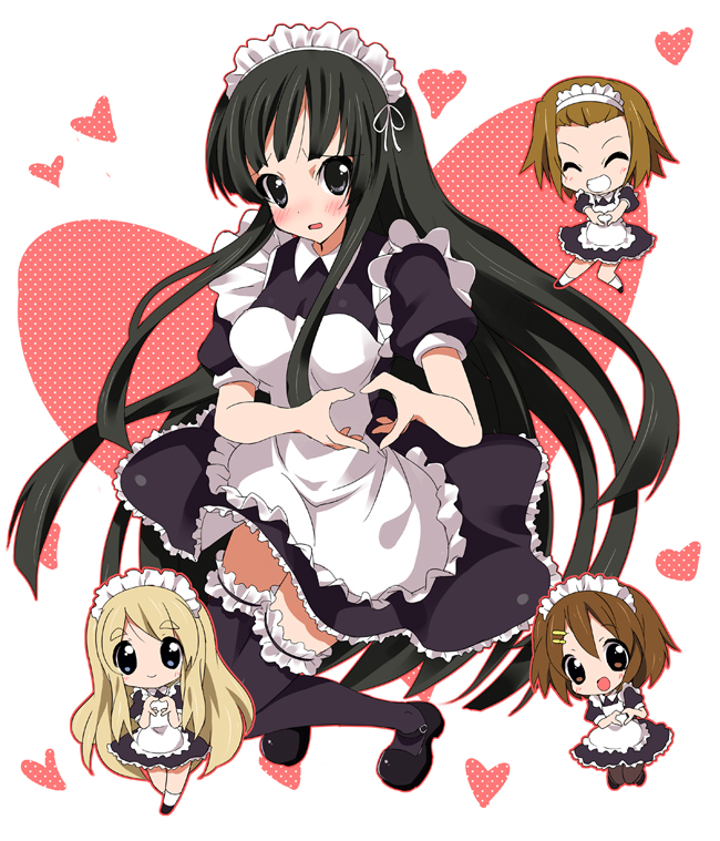 akiyama mio, hirasawa yui, tainaka ritsu, and kotobuki tsumugi (k-on!) drawn by paco