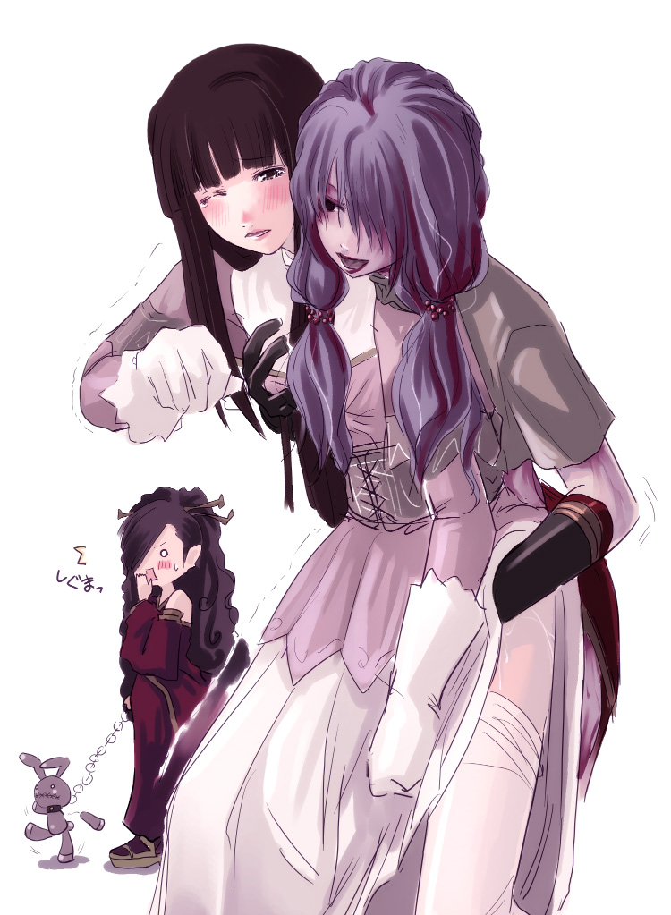 mage, lady hel, and serin (ragnarok online) drawn by mr.romance
