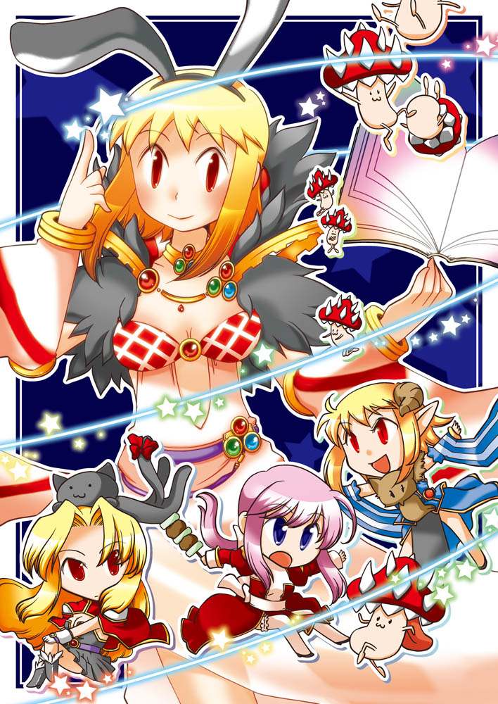high priest, sorcerer, creator, professor, and spore (ragnarok online) drawn by kurumizawa_taroh