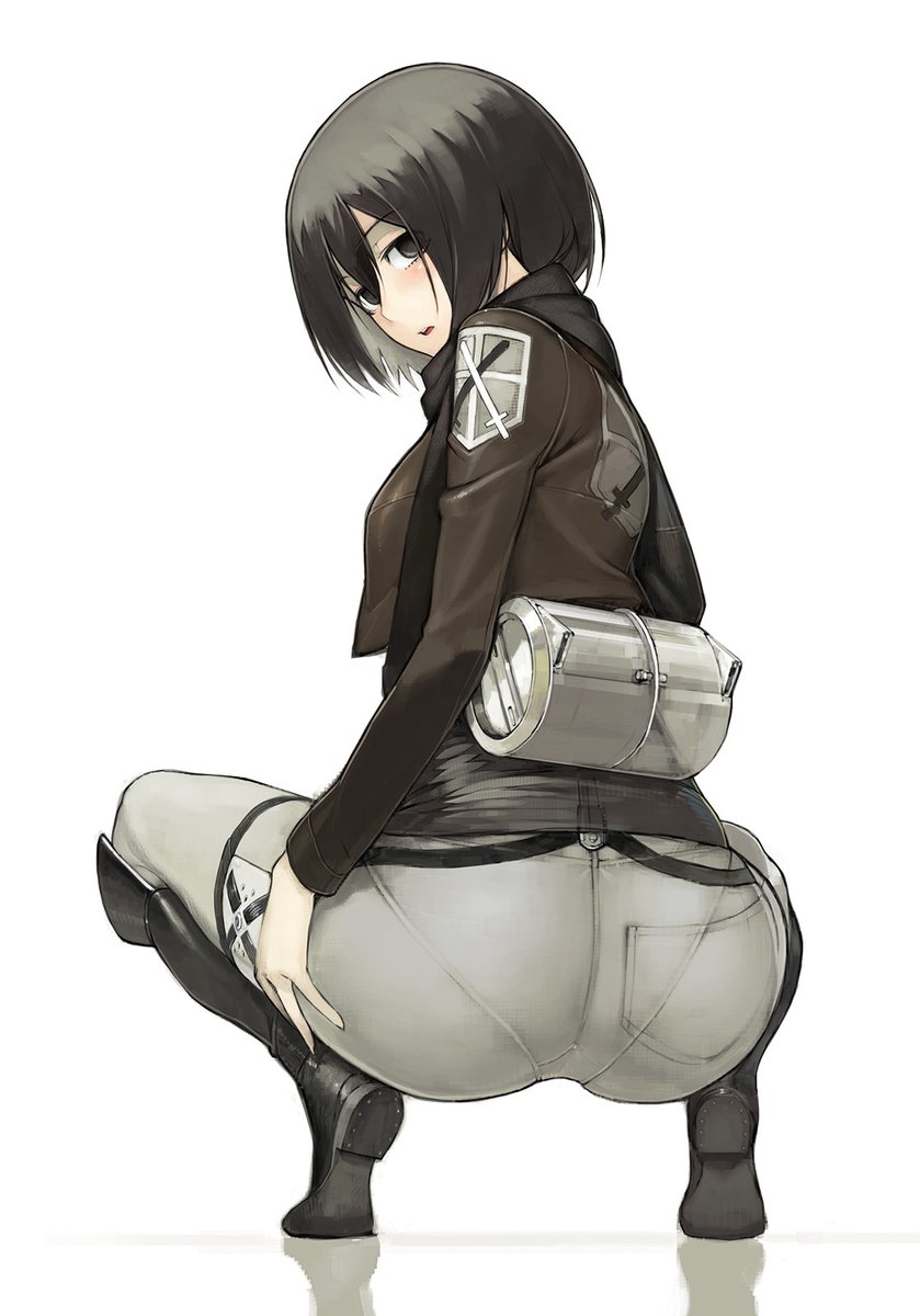 mikasa ackerman (shingeki no kyojin) drawn by namaniku_atk
