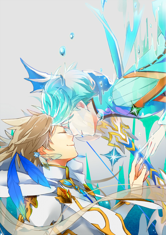 mikleo and sorey (tales of and 1 more) drawn by isago_(ica)