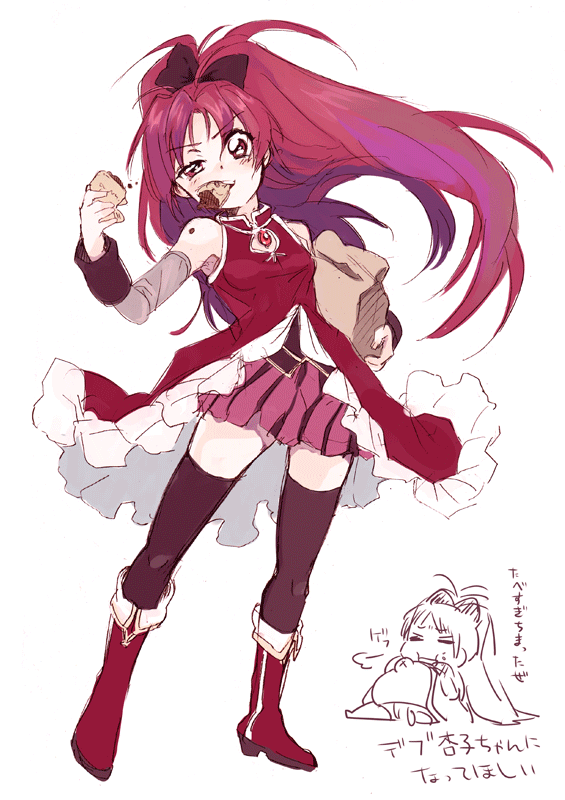 sakura kyoko (mahou shoujo madoka magica) drawn by amezawa_koma