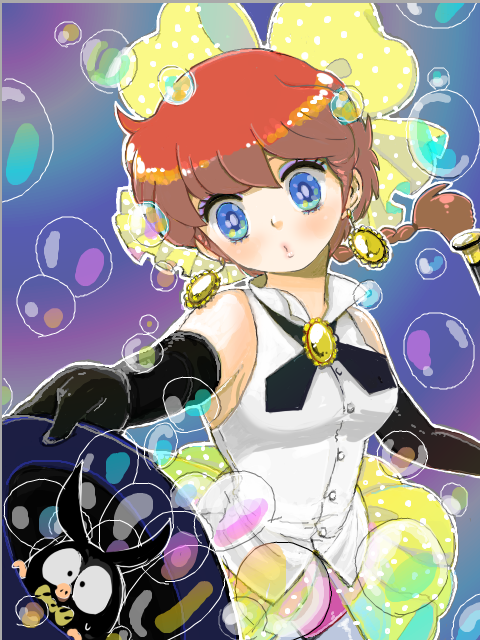 ranma-chan, p-chan, hibiki ryouga, and magical emi (ranma 1/2 and 1 more) drawn by hoshino_lala