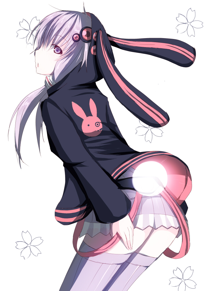 yuzuki yukari (vocaloid and 1 more) drawn by der_(derm9)