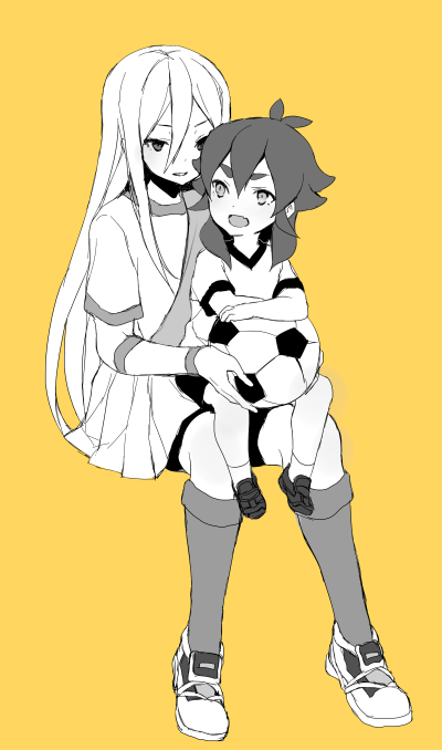 afuro terumi and kishibe taiga (inazuma eleven go and 1 more) drawn by tokio_neo