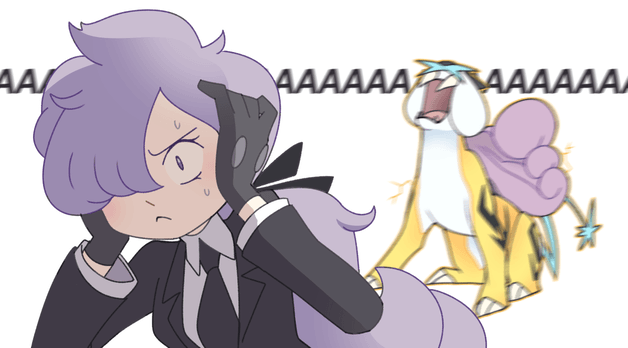 raikou and anabel (pokemon and 1 more) drawn by vergolophus