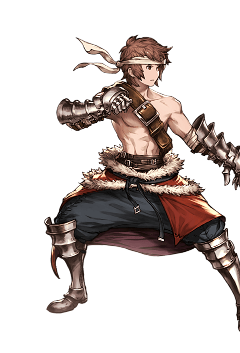 gran and grappler (granblue fantasy) drawn by minaba_hideo