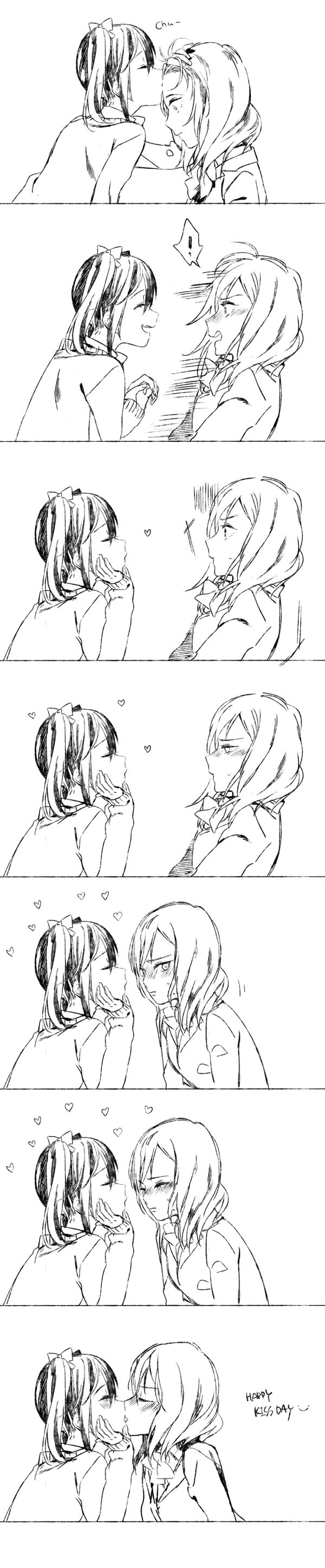 nishikino maki and yazawa nico (love live! and 1 more) drawn by electric_flower
