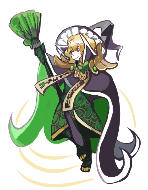 kirisame marisa and rubick (touhou and 2 more) drawn by tetraoxygen