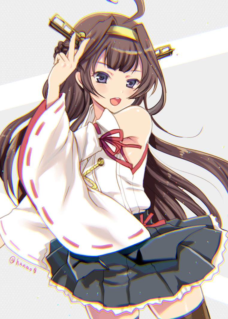 kongou (kantai collection) drawn by kumao_mofumofu