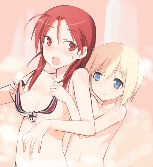 erica hartmann and minna-dietlinde wilcke (world witches series and 1 more) drawn by shimada_fumikane