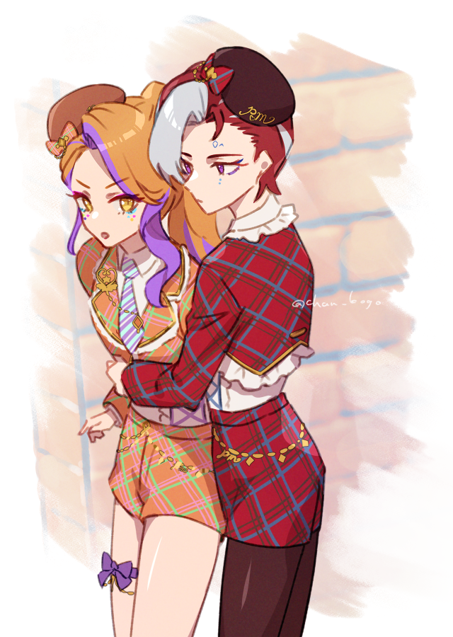 sumeragi amane and yayoi hina (pretty series and 1 more) drawn by ko_(kochan_pr)