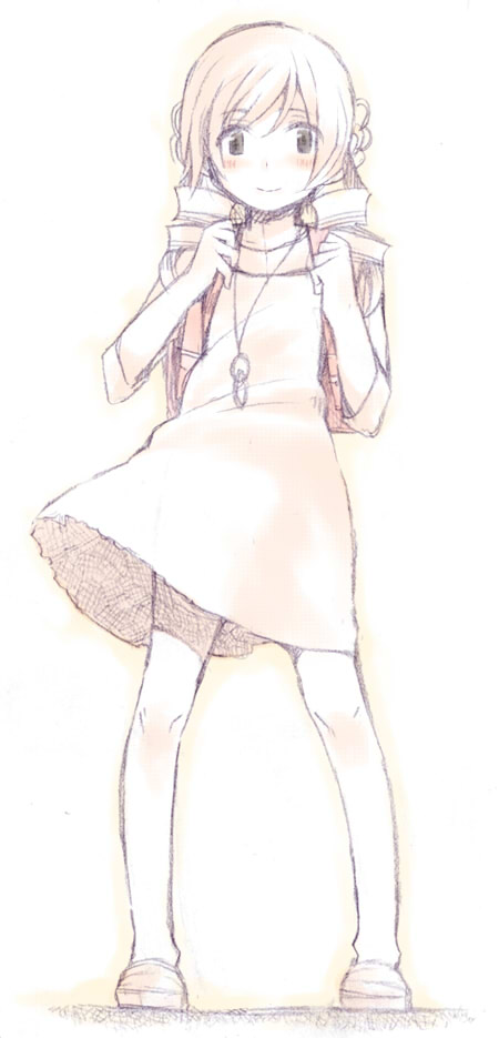 tomoe mami (mahou shoujo madoka magica) drawn by kutsuwada_on