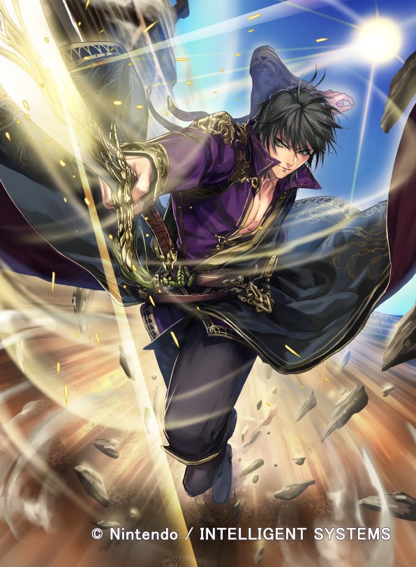 shiva (fire emblem and 2 more) drawn by kuroba.k