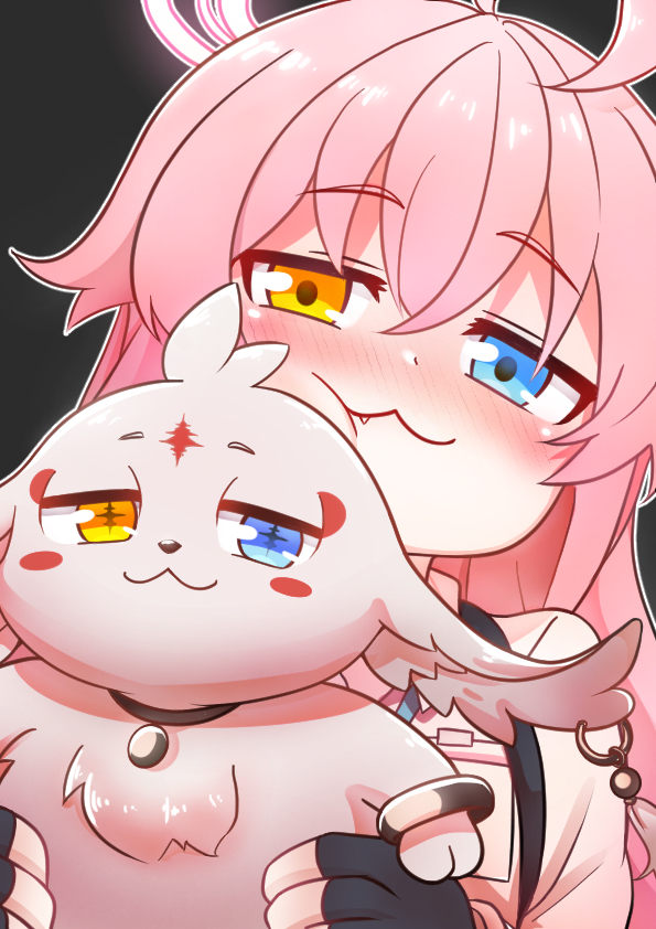 hoshino and abby (blue archive and 1 more) drawn by yuuzawa_wa