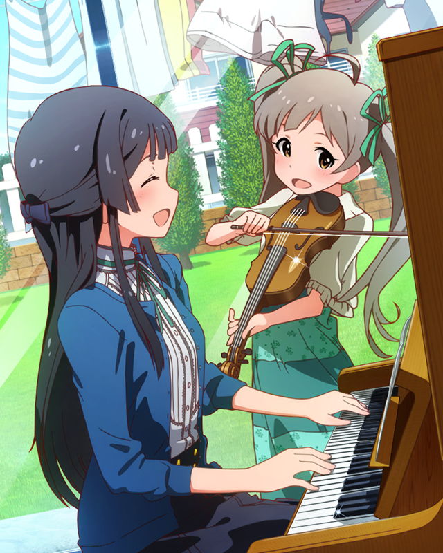 mogami shizuka and hakozaki serika (idolmaster and 1 more)