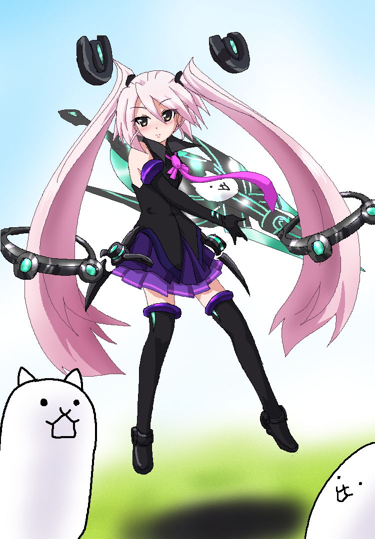 cat, kalisa, and tank cat (nyanko daisensou) drawn by hayashiya_zankurou