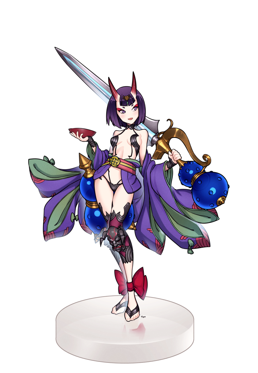 shuten douji (fate and 1 more) drawn by optionaltypo